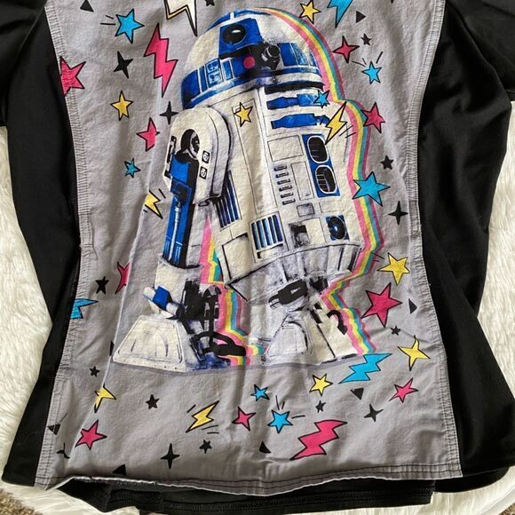 Star Wars Scrub Top Unisex Size Medium - Picture 4 of 6